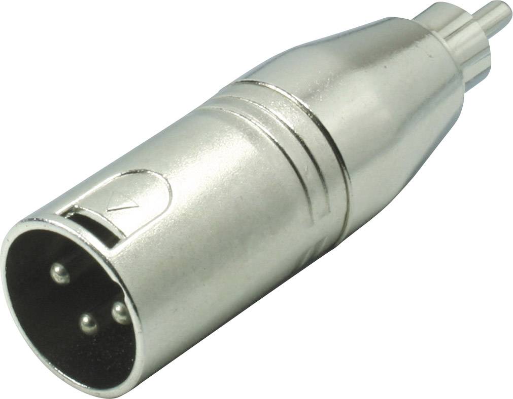 Kash XLR adapter muški konektor XLR - muški cinch konektor mono Broj polova (broj):3 1 St.