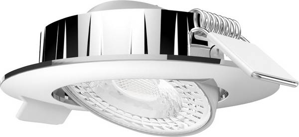 Megatron MT76761 Slimo LED ugradna svjetiljka   LED LED fiksno ugrađena 6 W srebrna