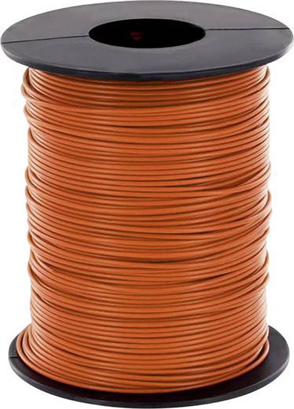 BELI-BECO L125OR25 Draad 1 x 0.25 mm² Oranje 25 m