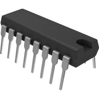 Crni integrirani krug s više metalnih pinova, koji se tipično koristi u elektroničkim uređajima.