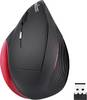 Perixx Perimice-718 ergonomski miš PS2 optički crna, crvena 6 Tipke 1600 dpi ergonomski