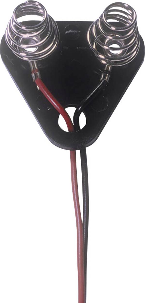 MPD DU1-M-306 baterije - držač x  opružni kontakt, kabel (D x Š x V) 29 x 27 x 2 mm