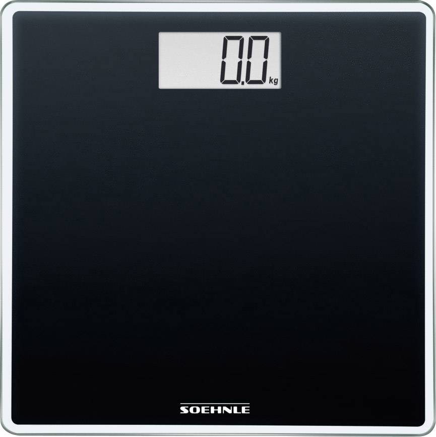 Soehnle Compact 100 digitalna osobna vaga Opseg mjerenja (kg)=180 kg crna