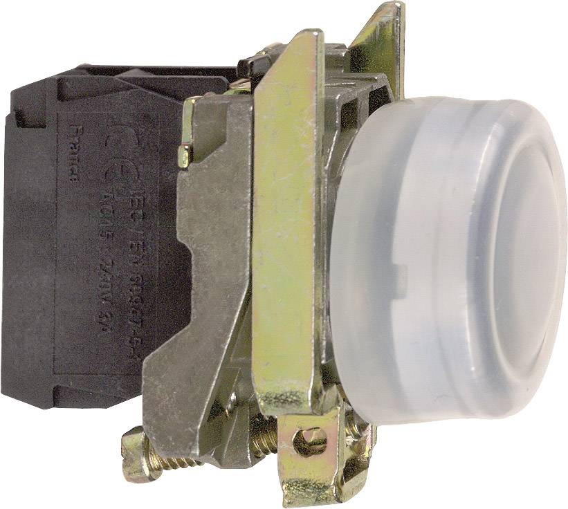 Schneider Electric XB4BP21 XB4BP21 tipkalo okrugao , prednji prsten od plastike 1 tipka crna, krom boja otpiranje na pritisak 1 St. Piece
