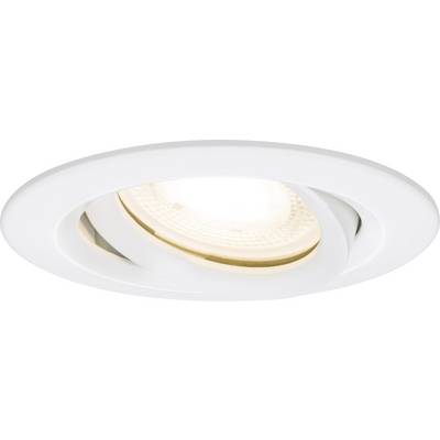 Okrugla ugradbena LED svjetiljka s podesivim reflektorom, ugrađena u strop, pogodna za ciljano osvjetljenje.