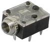 TRU COMPONENTS 1559785 jack utični konektor 3.5 mm ženski konektor, horizontalna ugradnja Broj polova (broj): 3 stereo crna 1 St.