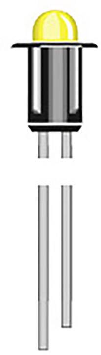 Oshino MD-302G LED-signaallamp Groen 2.1 V/DC 7 mcd afbeelding