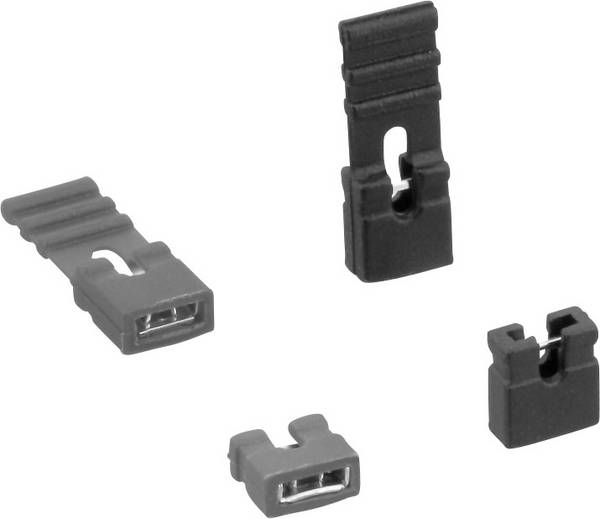 TRU COMPONENTS TC-07021-301-20-00 TC-07021-301-20-00 kratkospojni mostić Raster: 2 mm Broj polova po redu:2 Sadržaj: 1 St.