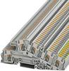 Phoenix Contact 3214050 trokatna stezaljka za zaštitni vodič 6.2 mm opruga siva 50 St.