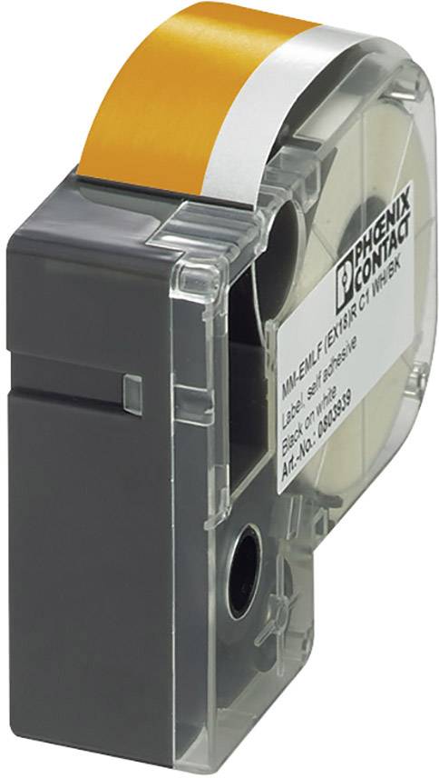 Phoenix Contact 803956 MM-EMLF (EX12)R C1 OG/BK Etiketten voor thermotransferprinter Montagemethode: Plakken Oranje, Zwart 1 stuk(s)