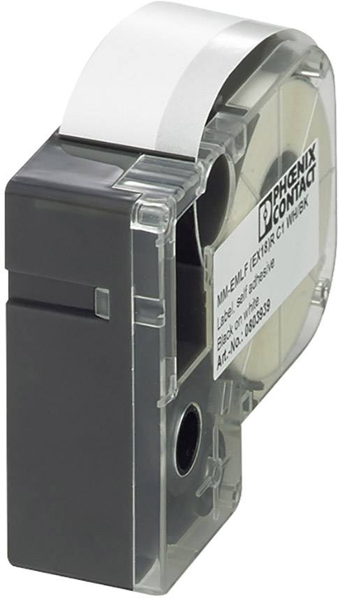 Phoenix Contact 803938 MM-EMLF (EX12)R C1 WH/BK Etiketten voor thermotransferprinter Montagemethode: Plakken Wit, Zwart 1 stuk(s)