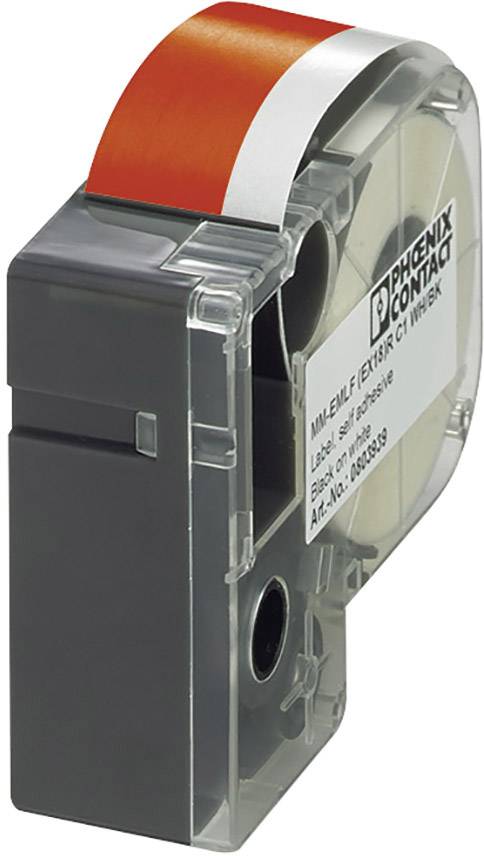 Phoenix Contact 803961 MM-EMLF (EX18)R C1 RD/WH Etiketten voor thermotransferprinter Montagemethode: Plakken Rood, Wit 1 stuk(s)