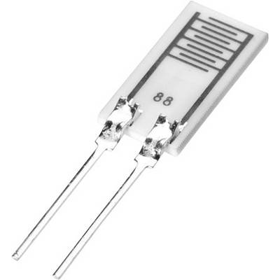Pravokutni, bijeli elektronički senzor s dva metalna pina. Na površini se nalaze crne linije i broj '88'.