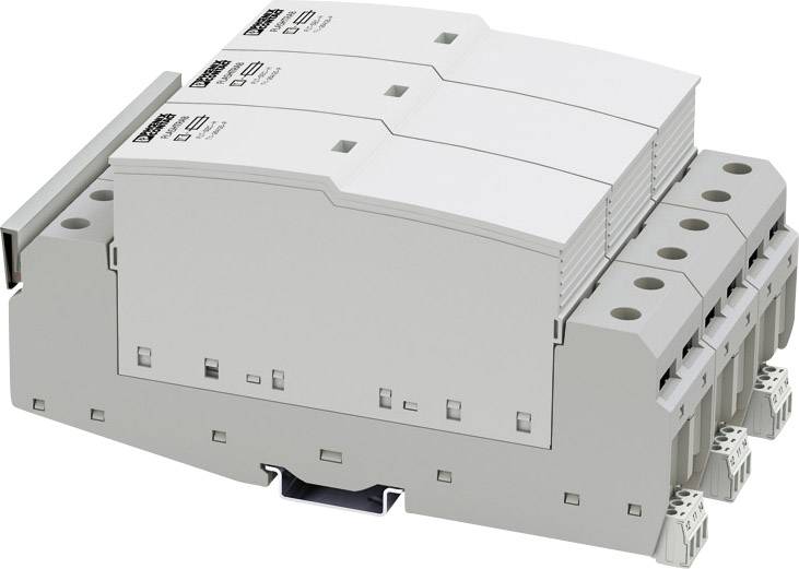Sivo-bijeli električni ormarić za razvod s više priključaka i tehničkim natpisima, za instalaciju žičnih vodova.