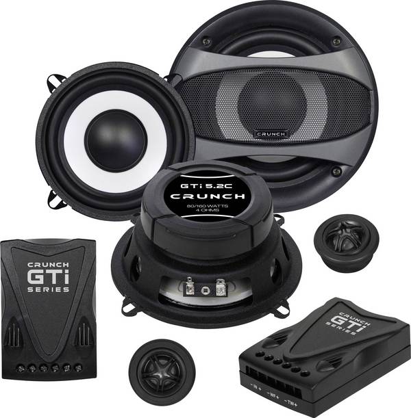 Crunch GTI-5.2c komplet 2-sustavskih ugradbenih zvučnika 160 W Sadržaj: 1 Set