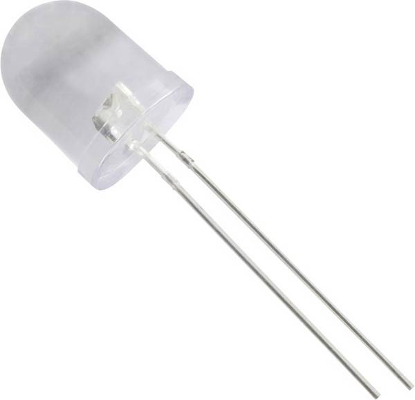 TRU COMPONENTS 1577410 LED ožičen  žuta okrugli 10 mm 8500 mcd 25 ° 20 mA