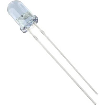 Plava LED dioda s dva duga metalna priključka, tipičan elektronički element za osvjetljavanje u strujnim krugovima.
