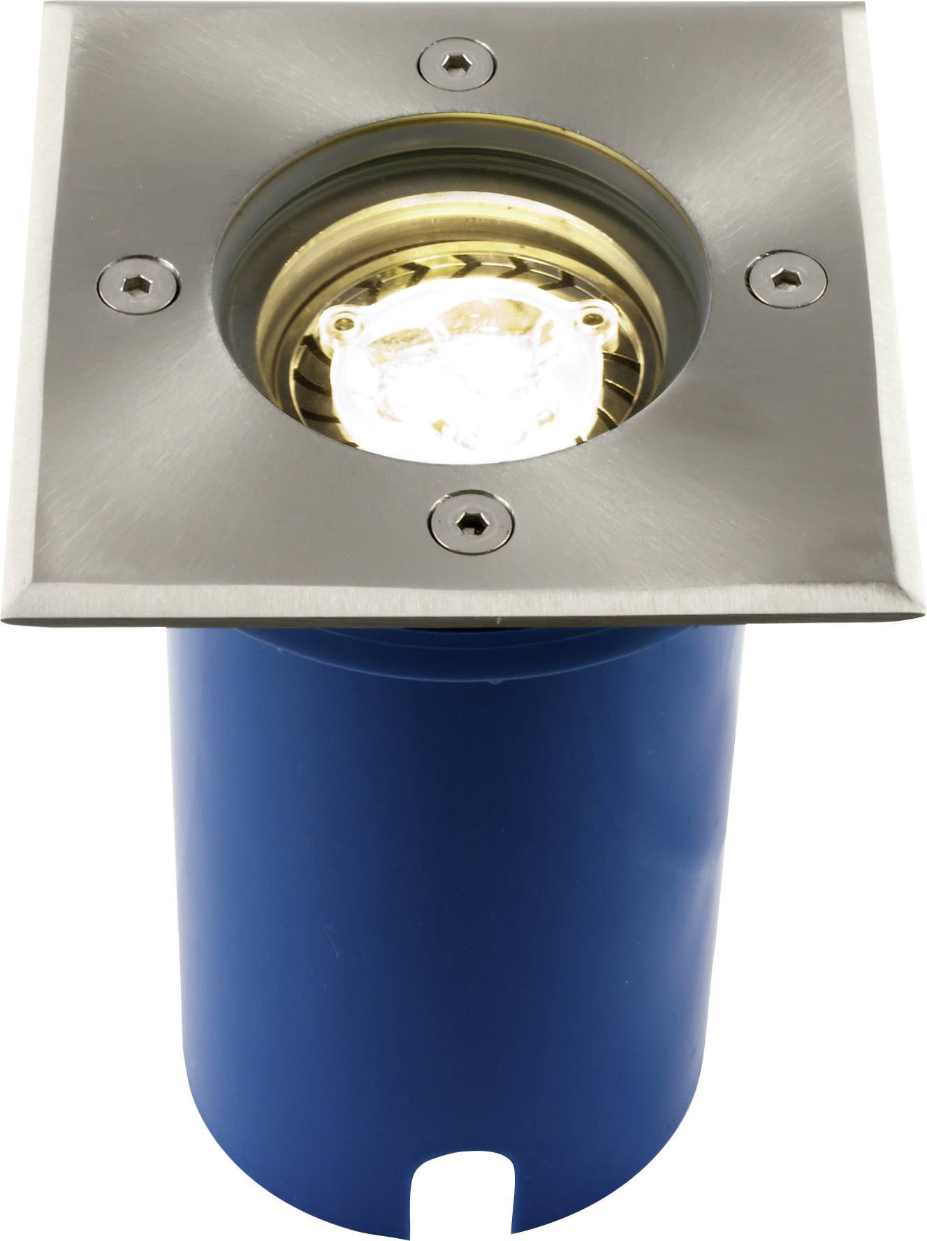 Heitronic Potsdam 36853 Vloerlamp (inbouw) GU10 LED 7 W Zilver