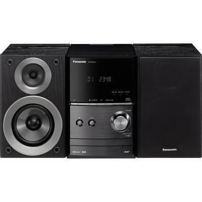 Panasonic SC-PM602EG-K stereo uređaj Bluetooth®, DAB+, CD, UKW, USB,  2 x 20 W crna
