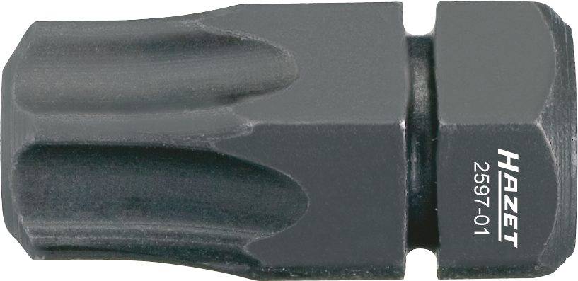 Hazet 2597-01 2597-01 TX-bit Aandrijving: 1/4 (6,3 mm) Uitvoering: TX TX 45 25 mm