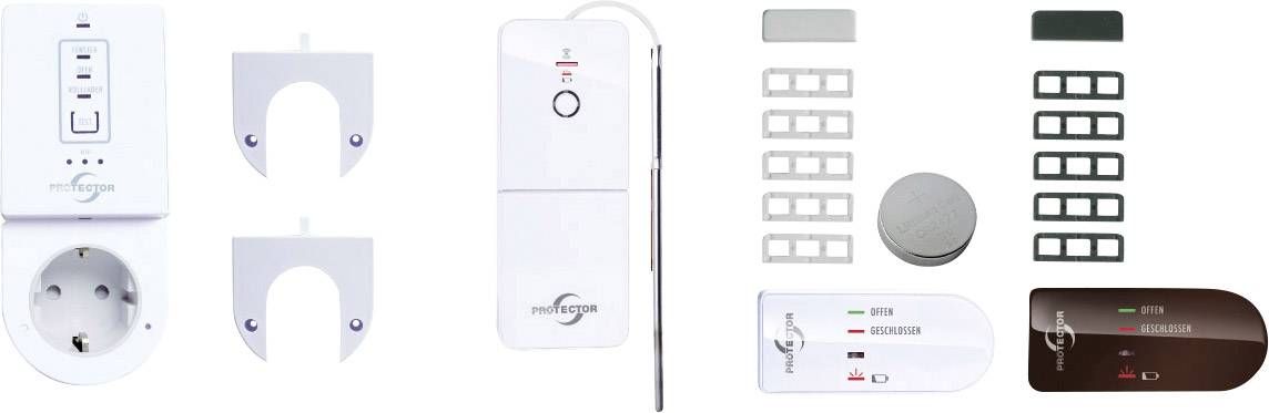 Protector bežična kontrola ispuha AS-7030 Comfort 1800 W bijela Odobrenja (kontrola ispušnog zraka): DIBt-1