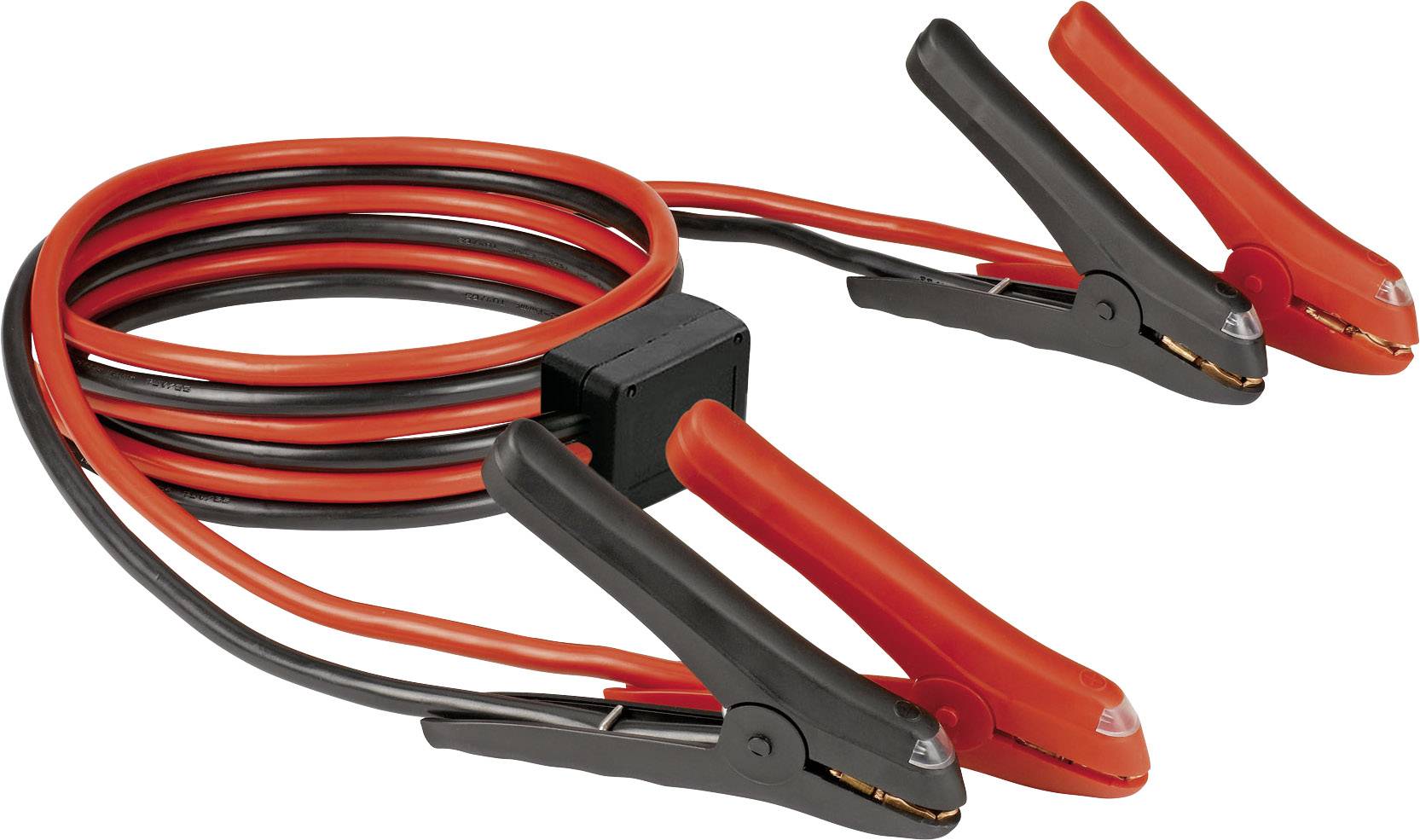 Câble de démarrage 31.4 mm² Einhell 2030365 pinces éclairées 3.50 Aluminium revêtement cuivre - vue 2