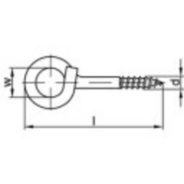 TOOLCRAFT 159628  14 cm Pocinčani čelik  20 St.