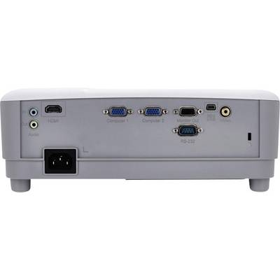 Stražnja strana projektora s priključcima: HDMI, Audio, dva računalna priključka, Monitor Out, RS-232 i Video.