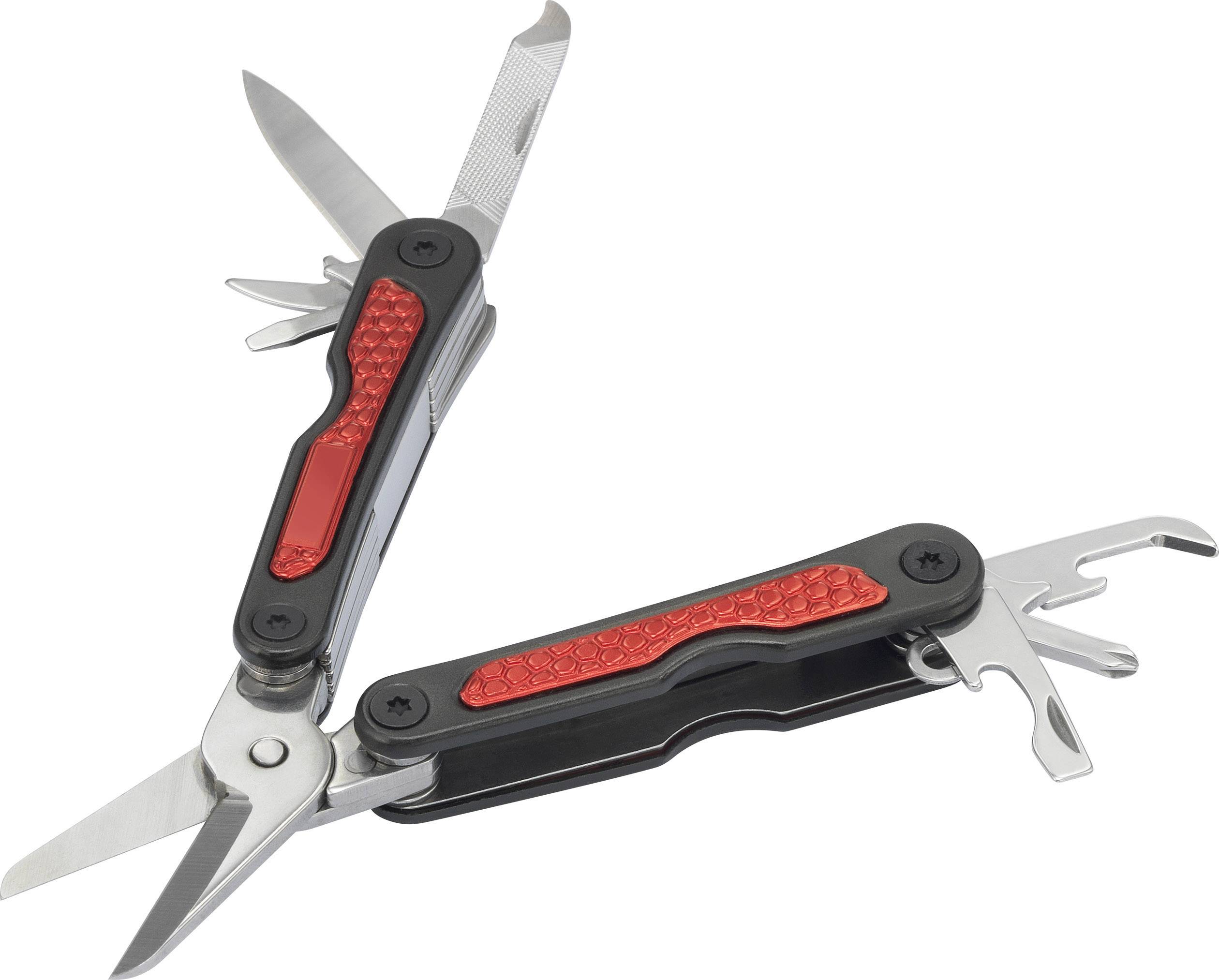 Basetech BT-2299042 višenamjenski alat Broj funkcija 10 srebrna, crna, crvena