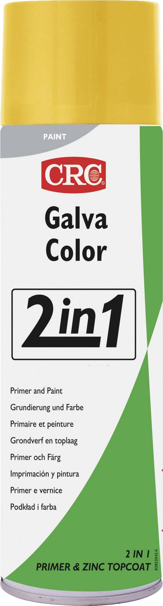 CRC 20563-AD GALVACOLOR rostskyddsmedel-lack med dubbel effekt gulgul RAL 1004 1 st