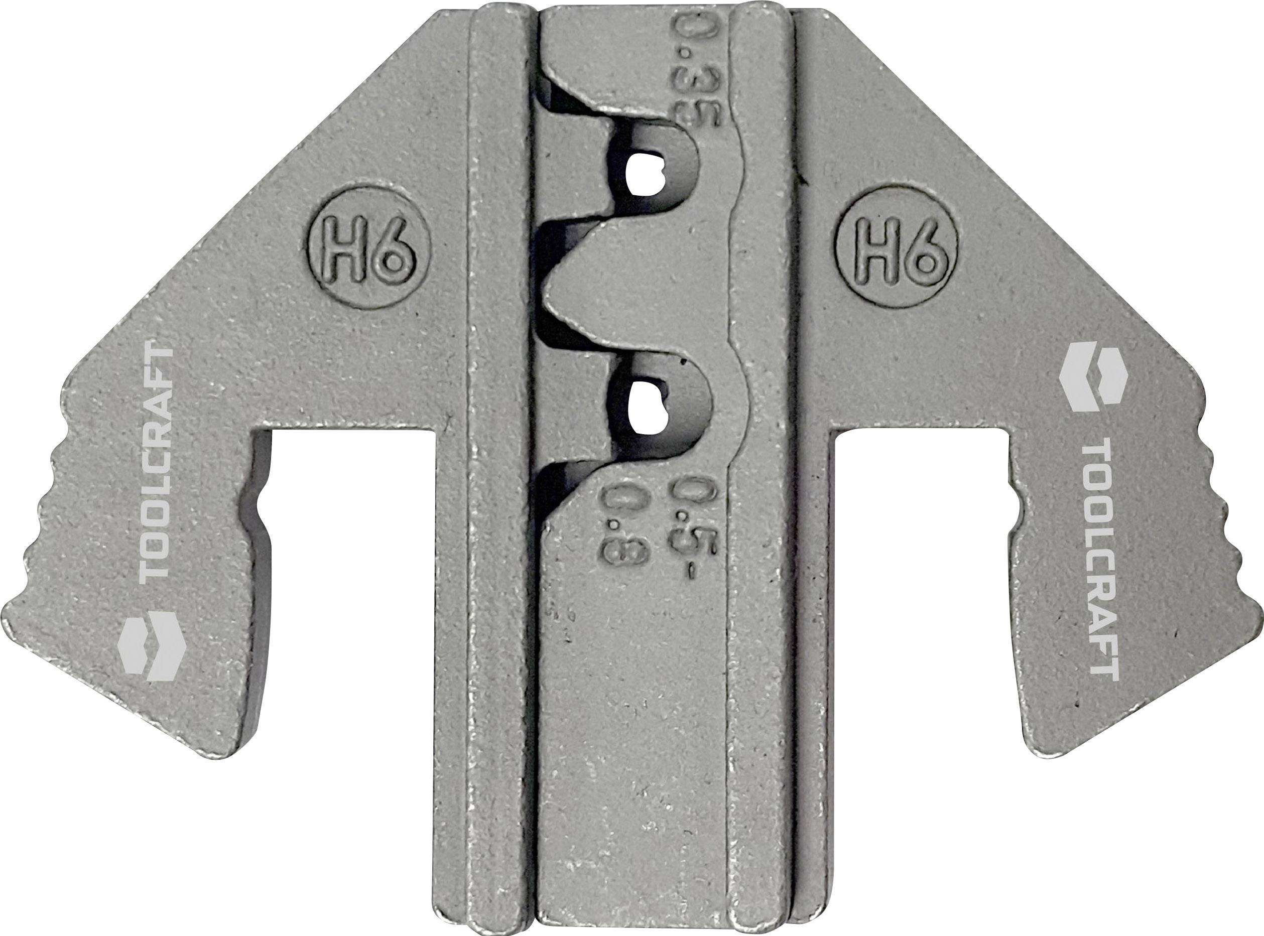 TOOLCRAFT PLE-0H6 Krimp-onderdelen Delphi Weather-Pack Krimpbereik: 0.35 tot 0.8 mm² Geschikt voor merk: TOOLCRAFT PZ-500