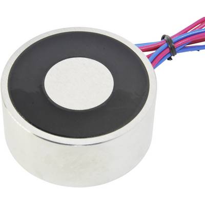 Cilindrični elektromagnet s kabelima, pogodan za tehnološke primjene stvaranja magnetskog polja protokom struje.