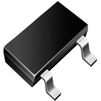 Mali, pravokutni elektronički komponenta s dva vanjska metalna priključka, tipično SMD komponenta.