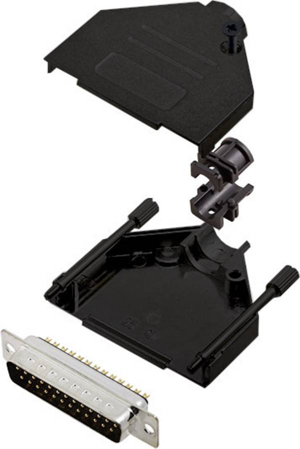 encitech DTZK25-BK-DMP-K 6355-0101-23 komplet D-Sub pinskih konektora 180 ° Broj polova (broj): 25 lemni kup 1 St.