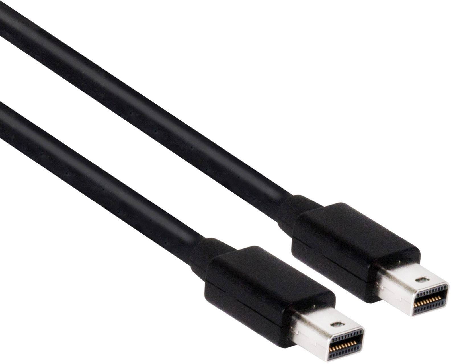 club3D CAC-1164 DisplayPort-kabel Mini-displayport Aansluitkabel Mini DisplayPort-stekker, Mini DisplayPort-stekker 2.00 m Zwart 8K UHD