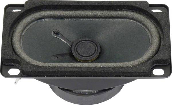 Visaton SC 5.9 OM - 4 Ohm 3.5 palac 9 cm šasija širokopojasnog zvučnika 10 W 4 Ω crna ovalni