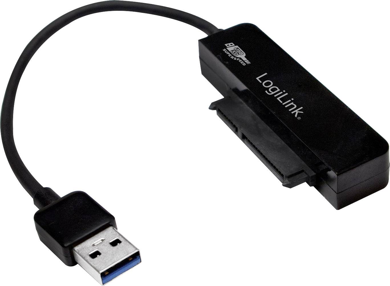 LogiLink USB 3.0 adapter [1x SATA-utičnica 7-polna - 1x USB 3.2 gen. 1 utikač A (USB 3.0)] AU0012A 14.50 cm