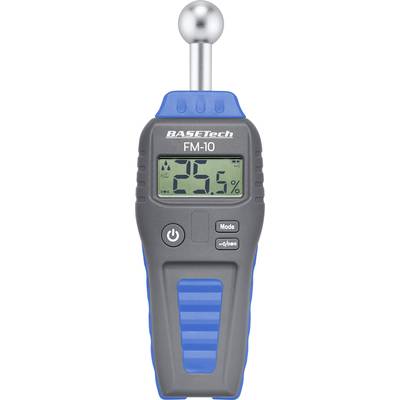 Basetech FM-10 mjerač vlage materiala  Raspon mjerenja vlage (raspon) 0.1 do 99.9 % vol Raspon mjerenja vlage drva (rasp
