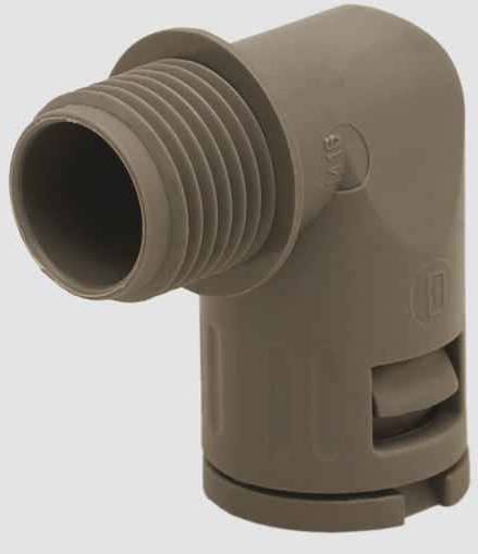 HELU 904840-50 Slangbevestiging Zwart M20 90° 1 stuk(s)