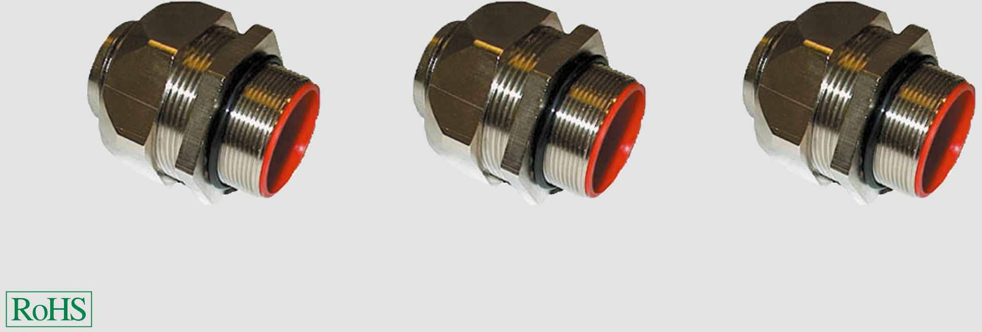 HELU 91009 Slangbevestiging Zilver PG21 Recht 5 stuk(s)