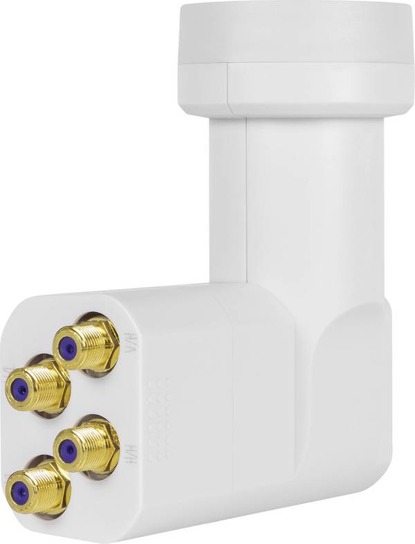 MegaSat HD-Profi quattro lnb   Promjer priključka za prijam: 40 mm pozlaćeni konektori, zaštita od vrijemena bijela