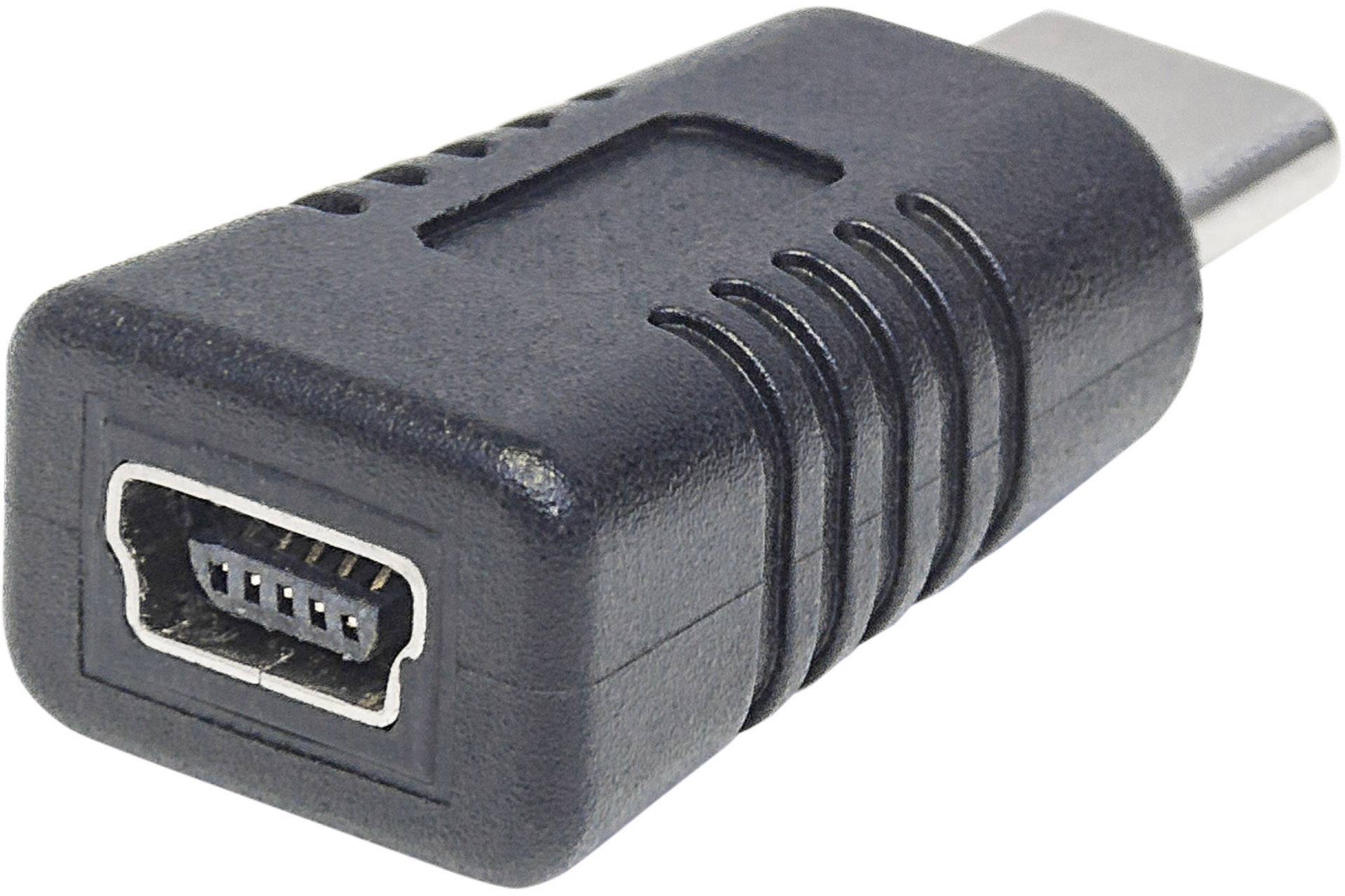 Manhattan USB 2.0 adapter [1x - 1x ženski konektor USB 2.0 tipa mini B] 354677