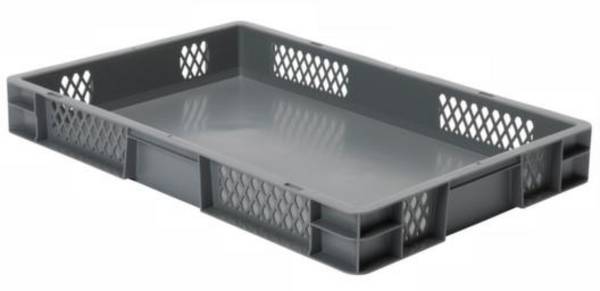 LA-KA-PE  531671    spremnik za slaganje    pogodna za hranu  (D x Š x V) 600 x 400 x 75 mm  siva  2 St.