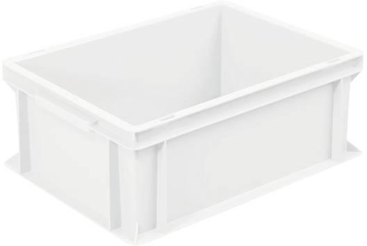 BRB Lagertechnik 1658167 Stapelbak Basic Geschikt voor levensmiddelen (l x b x h) 400 x 300 x 170 mm Wit 1 stuk(s)