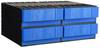 Plastipol Scheu 1658224 ormarić s ladicama (Š x V x D) 482 x 202 x 345 mm plava boja 1 St.
