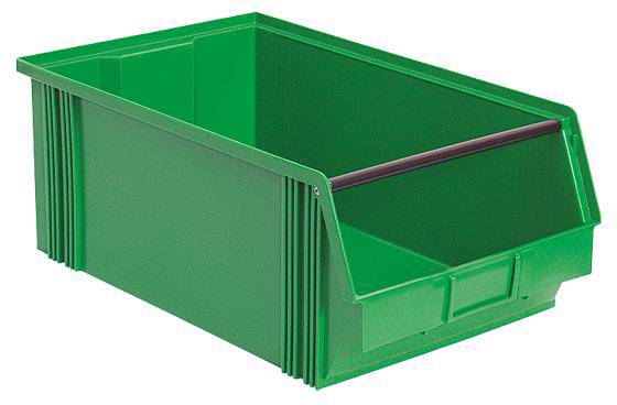 BRB Lagertechnik 974449 Zichtbak Geschikt voor levensmiddelen (l x b x h) 510 x 300 x 200 mm Groen 6 stuk(s)