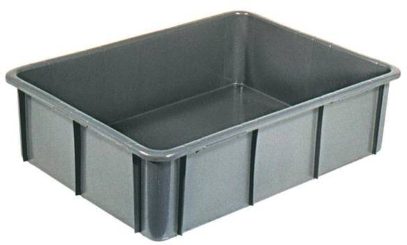 BRB Lagertechnik 1658321 Stapelbak Geschikt voor levensmiddelen (l x b x h) 800 x 600 x 220 mm Grijs 1 stuk(s)