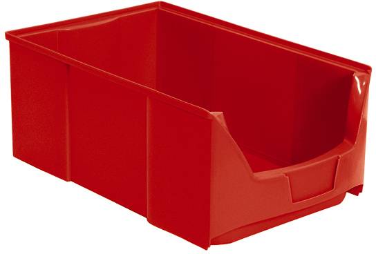 BRB Lagertechnik 977334 Zichtbak Geschikt voor levensmiddelen (b x h x d) 300 x 200 x 510 mm Rood 6 stuk(s)