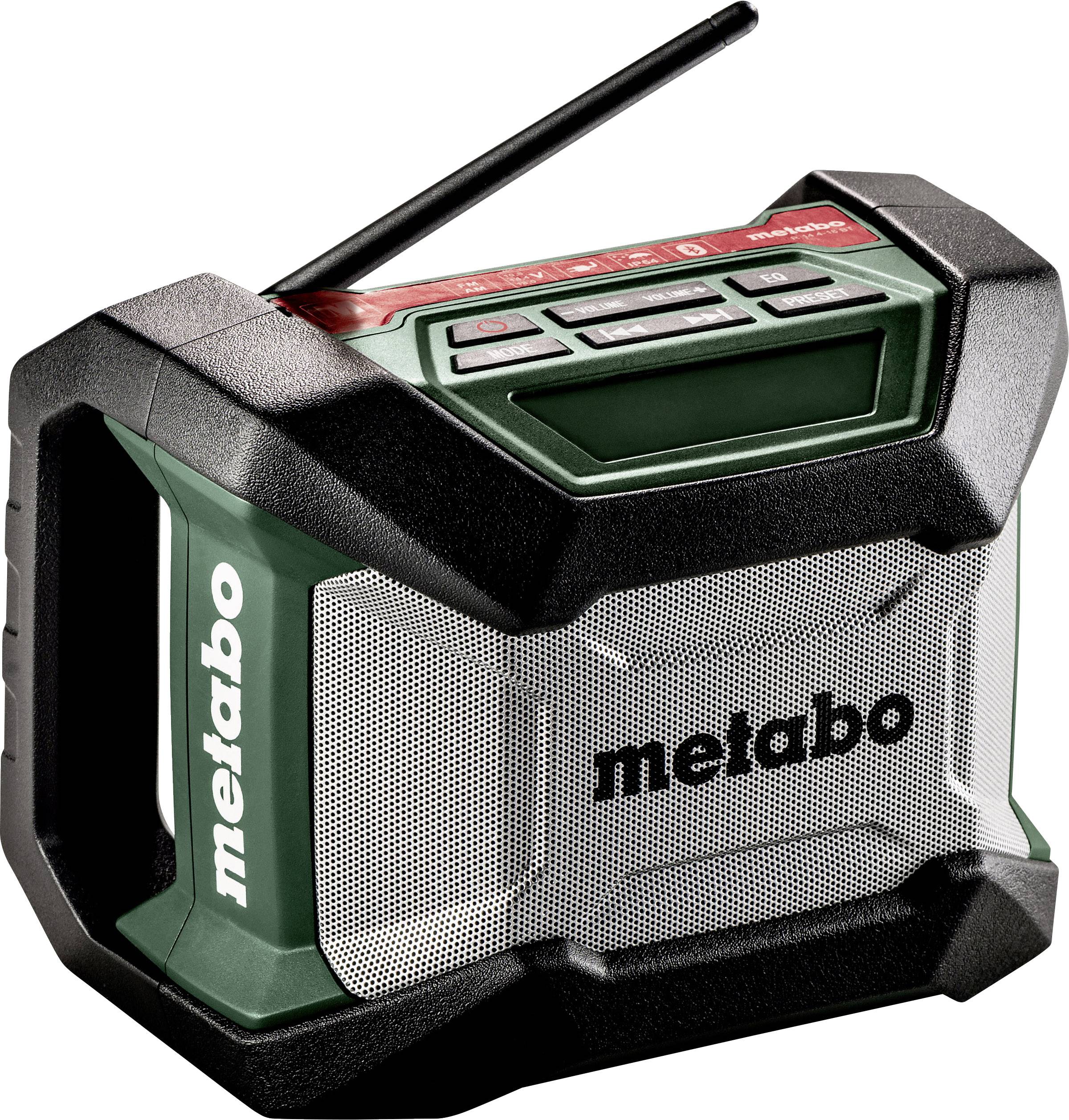Metabo R 12-18 radio za gradilište UKW (1014) crna, zelena, siva