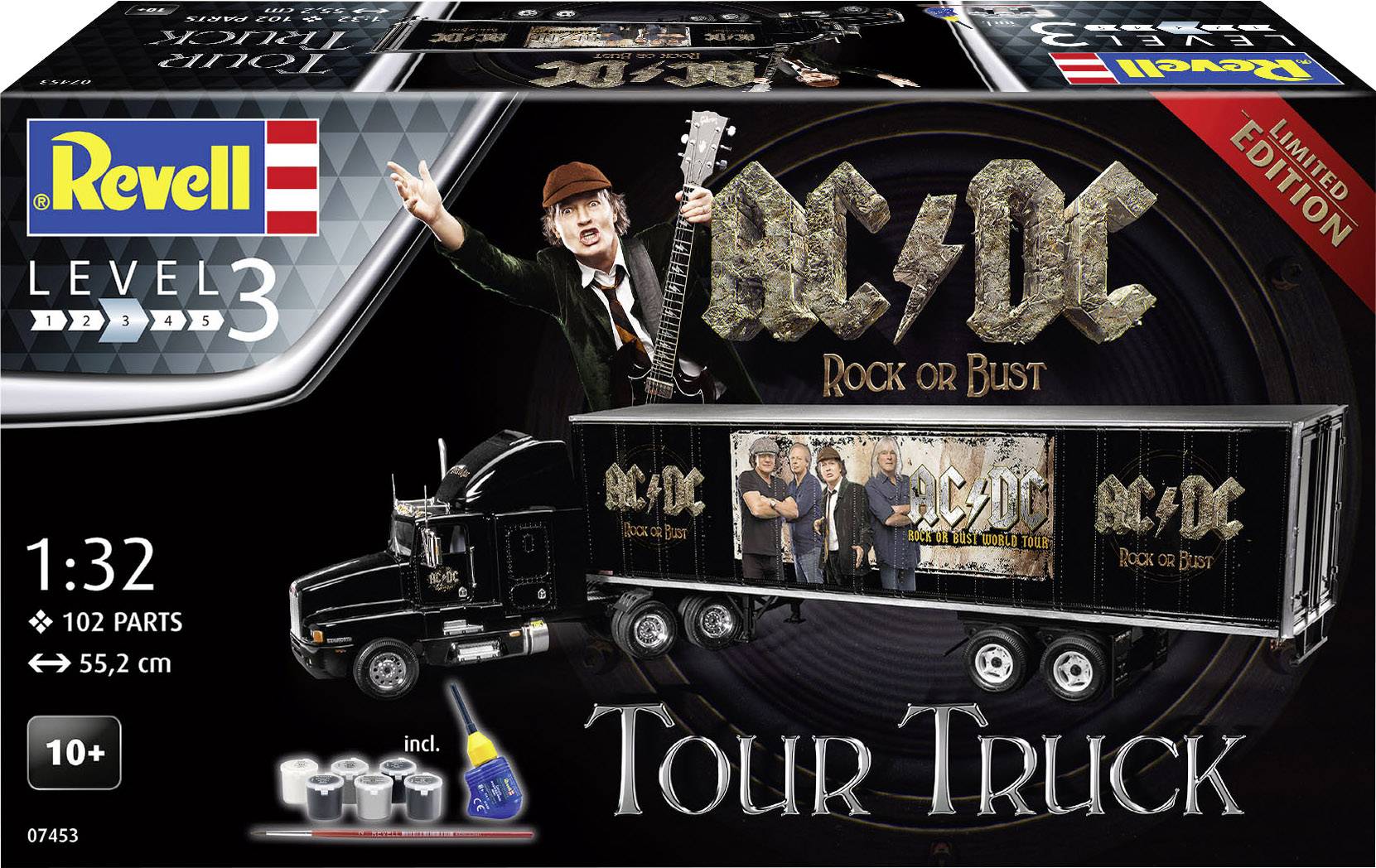 Revell 07453 "AC/DC" Tour Truck model automobila za sastavljanje 1:32-4